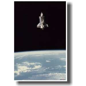  NASA Space Shuttle Columbia with Bay Doors Open   Poster 
