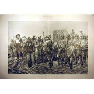  1900 Boer War Africa Cronje Burghers Paardeberg Print 