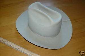 Vintage Stetson Cattleman Silverbelly 4X Cowboy Hat 7+  