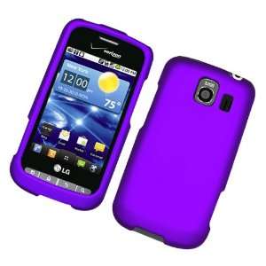  Purple Texture Hard Protector Case Cover For LG Vortex 