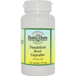 Alternative Health & Herbs Remedies Dandelion Root Capsules, 120 Count 