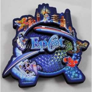  Disney World Epcot Figment Crush Mickey Nemo Magnet Toys & Games