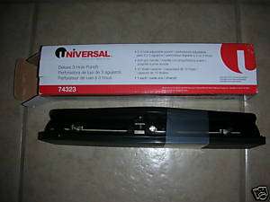 Universal Deluxe 3 Hole Punch #74323  
