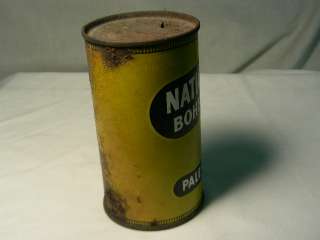 RARE YELLOW NATIONAL BOHEMIAN PALE BEER CAN, OPENED, MR BOH, BALTIMORE 