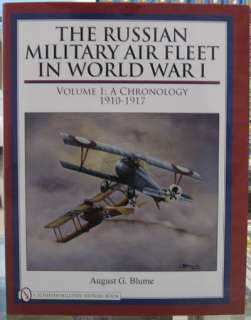 Russian Military Air Fleet in WW1 Volume 1 BOOK  