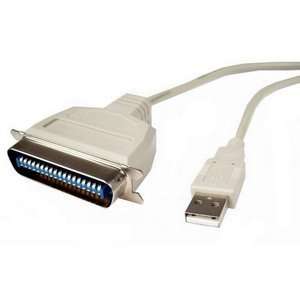  Cables Unlimited USB to Parallel Printer Cable   Type A USB 