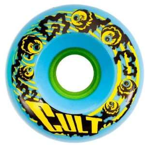  Cult Classic Longboard Skateboard Wheels Blue 70mm 80a 