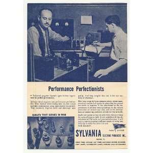   1943 Sylvania Circuit Engineers Radio Tubes Print Ad