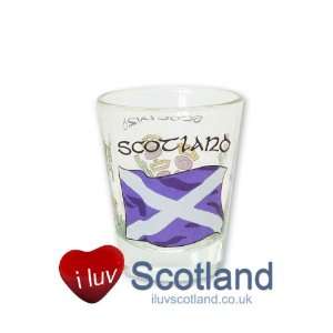  Tot Glass Scottish Saltire And Thistle: Toys & Games