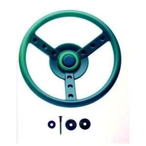    Child Works 0756441 Racing Wheel  Green   Cwr: Toys & Games