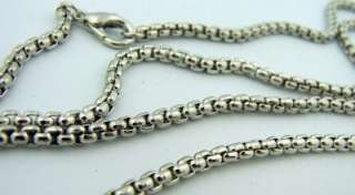 Silver Plated 30 Jewelry Chain Cuban Link Necklace  