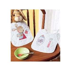   45012 Baby Ensemble  Snuggle Bunny Bib Pair Arts, Crafts & Sewing