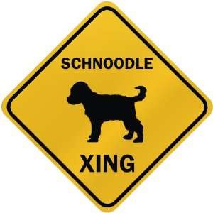    ONLY  SCHNOODLE XING  CROSSING SIGN DOG: Home Improvement
