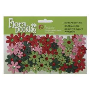   Jeweled Florettes Red/Pink/Green/Cha by Petaloo: Patio, Lawn & Garden
