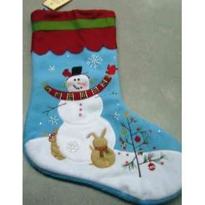   DIR2049 Snowman with Scarf Christmas Stocking: Everything Else