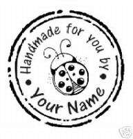 UNMOUNTED PERSONALIZED HANDMADE BY CUSTOM RUBBER STAMPS  