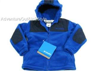 NEW Columbia BABY Boys Fleece Jacket 12 MONTHS BLUE NWT Retail $32.00 