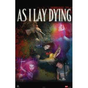   AS I LAY DYING LIVE COLLAGE 24X36 WALL POSTER #8063F