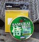 DAIWA SAMURAI BRAIDED BRAID LINE 55 LB YELLOW 150 YDS items in 