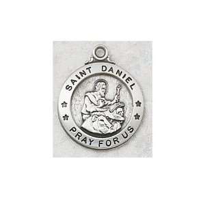    Sterling Silver St. Daniel Medal with 20 inch chain Jewelry