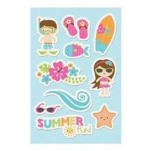   Makin Waves Collection   Canvas Stickers   Summer Fun: Home & Kitchen