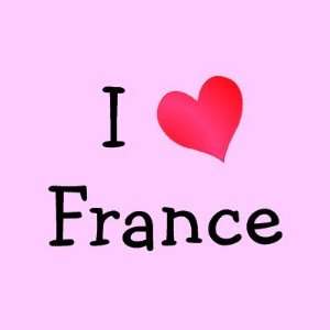  I Love France Buttons Arts, Crafts & Sewing