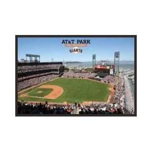  San Francisco Giants Att Park Framed Poster: Home 