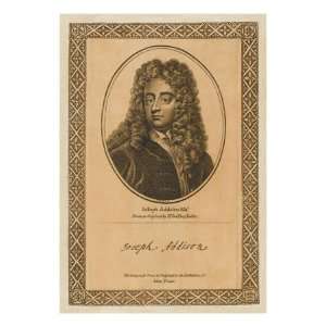  Joseph Addison Writer and Journalist with His Autograph 