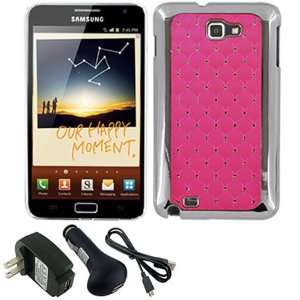   Samsung Galaxy Note LTE, Diamond Hot Pink Cell Phones & Accessories