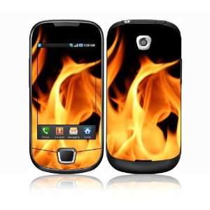  Samsung Galaxy 3 i5800 Decal Skin Sticker   Flame 