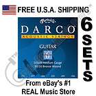 Sets Martin® DARCO 80/20 Bronze Medium ACOUSTIC GUITAR Strings 