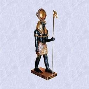   Egyptian Horus statue falcon head order god sculpture 