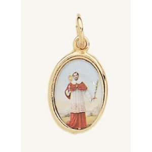    Gold Plated Religious Medal   Saint Raymond Nonatus Jewelry