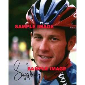  Lance Armstrong Tour De France SIGNED closeup smile pic 