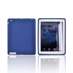  Navy Blue Silicone Case Cover For Apple iPad 2 2nd Gen 