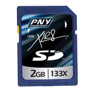  PNY XLR8 2GB Secure Digital 133X (20MB/Sec Read/Write 