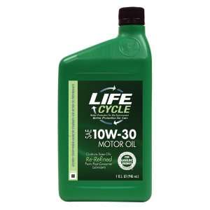  Life Cycle 62952 SAE 10W 30 Motor Oil   32 oz., (Pack of 