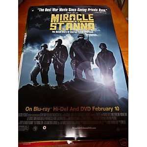  Miracle At St Anna Movie Poster 27 X 40 Everything 