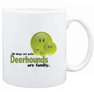  Mug White FAMILY DOG Deerhounds Dogs: Sports & Outdoors