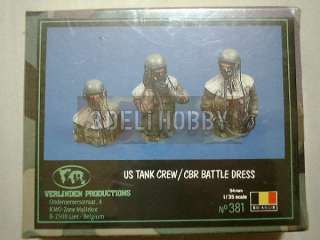   35 US Tank Crew / CBR Battle Dress (3 Half Figures), item #381
