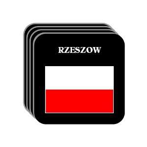  Poland   RZESZOW Set of 4 Mini Mousepad Coasters 