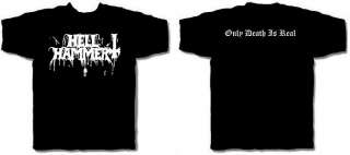 HELLHAMMER cd lgo DRIP LOGO DEATH IS REAL Official SHIRT XL new  