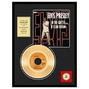  Elvis Presley   If I Can Dream Framed Gold Record