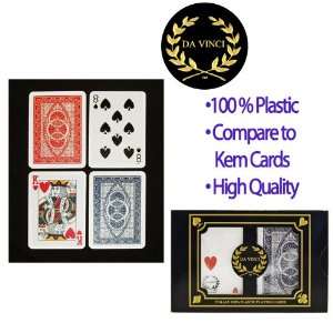  Best Quality Da Vinci Ruote Poker Regular 2 Deck Set 