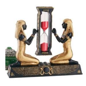  Priestesses of Time Egyptian Sculptural Hourglass