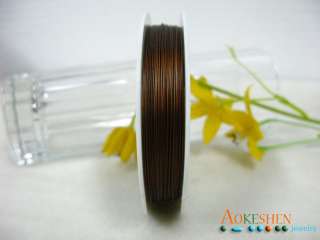 26 Colors /Tiger Tail Beading Wire 0.45mm 60m/roll NH  