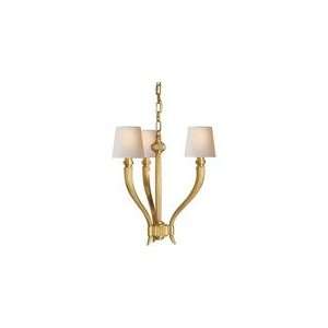  Chart House Small Ruhlmann Chandelier in Antique Burnished 