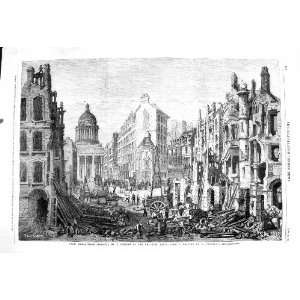  1860 PARIS DEMOLITIONS REMOVAL PORTION QUARTER LATIN