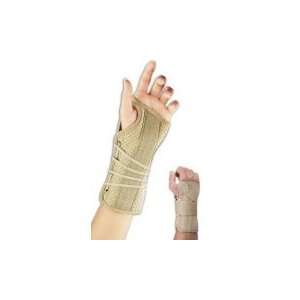 FLA Ortho Soft Fit Suede Finish Wrist Brace, Left Large, Size 6.5   7 