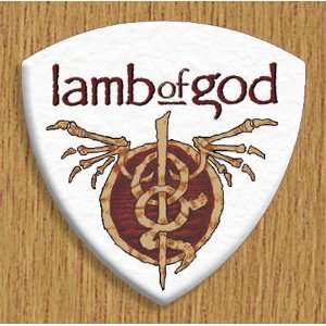  Lamb of God 5 X Bass Guitar Picks Both Sides Printed 